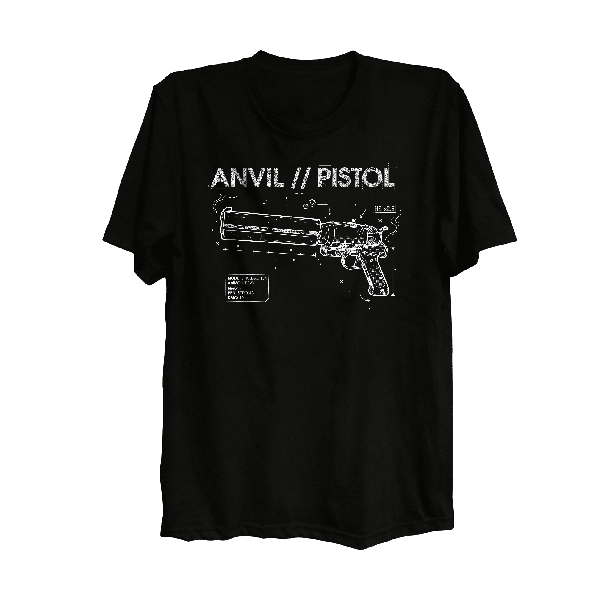 Arc Raiders t-shirt Anvil Blueprint design
