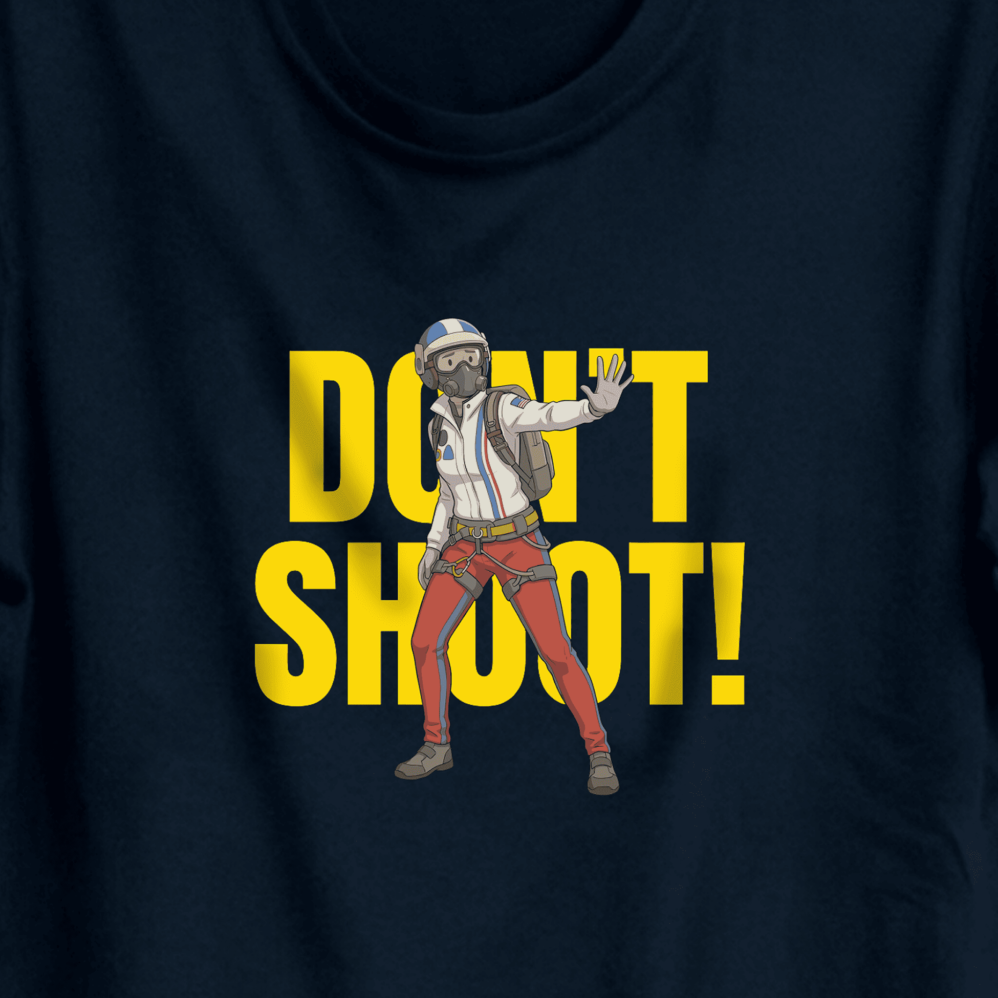 Arc Raiders t-shirt T-Shirt – DON'T SHOOT! design