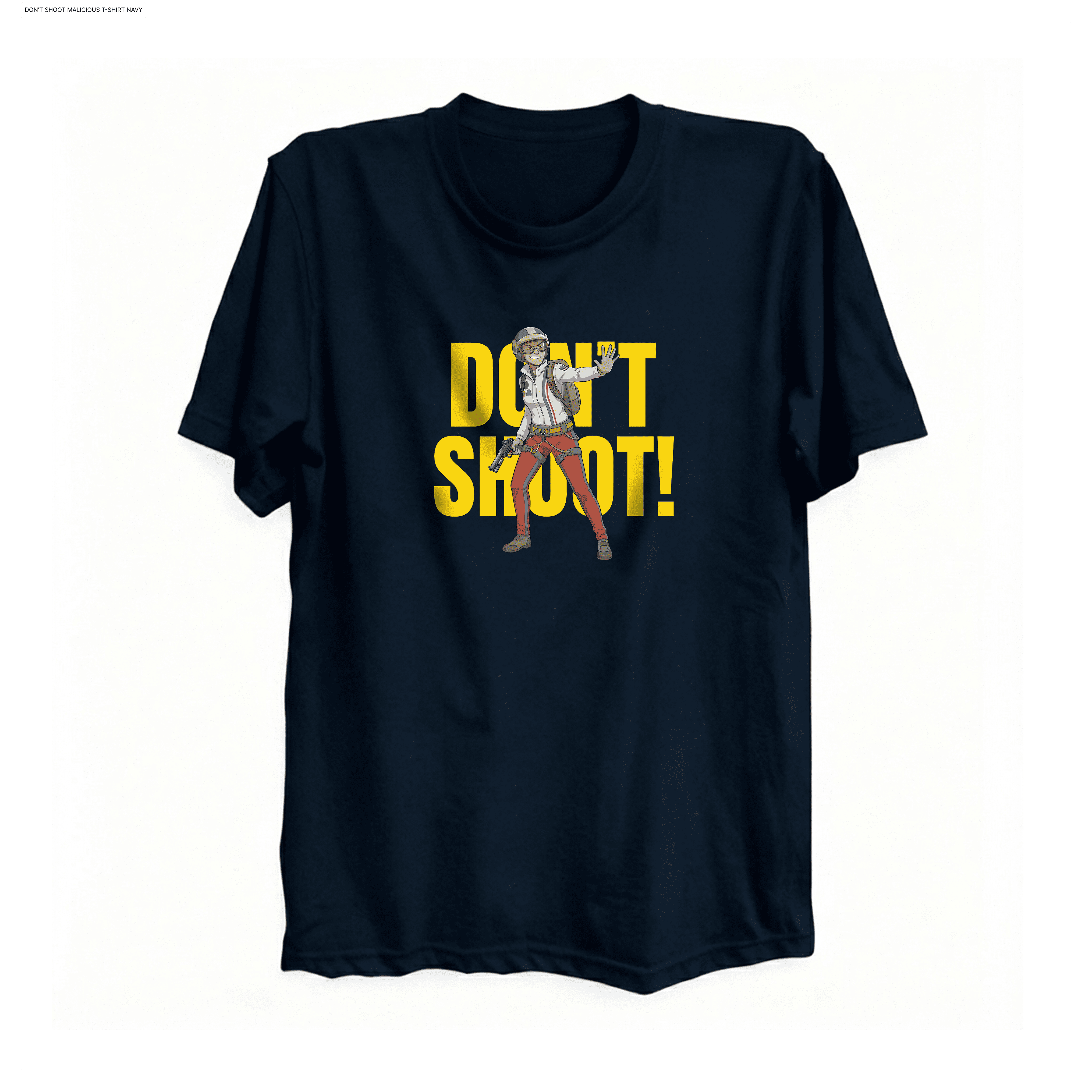 Arc Raiders t-shirt T-Shirt – Malicious DON'T SHOOT! design