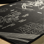 Arc Raiders mousepad BLUEPRINT Desk Mat: Operation ARC design