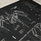 Arc Raiders mousepad BLUEPRINT Desk Mat: Operation ARC design