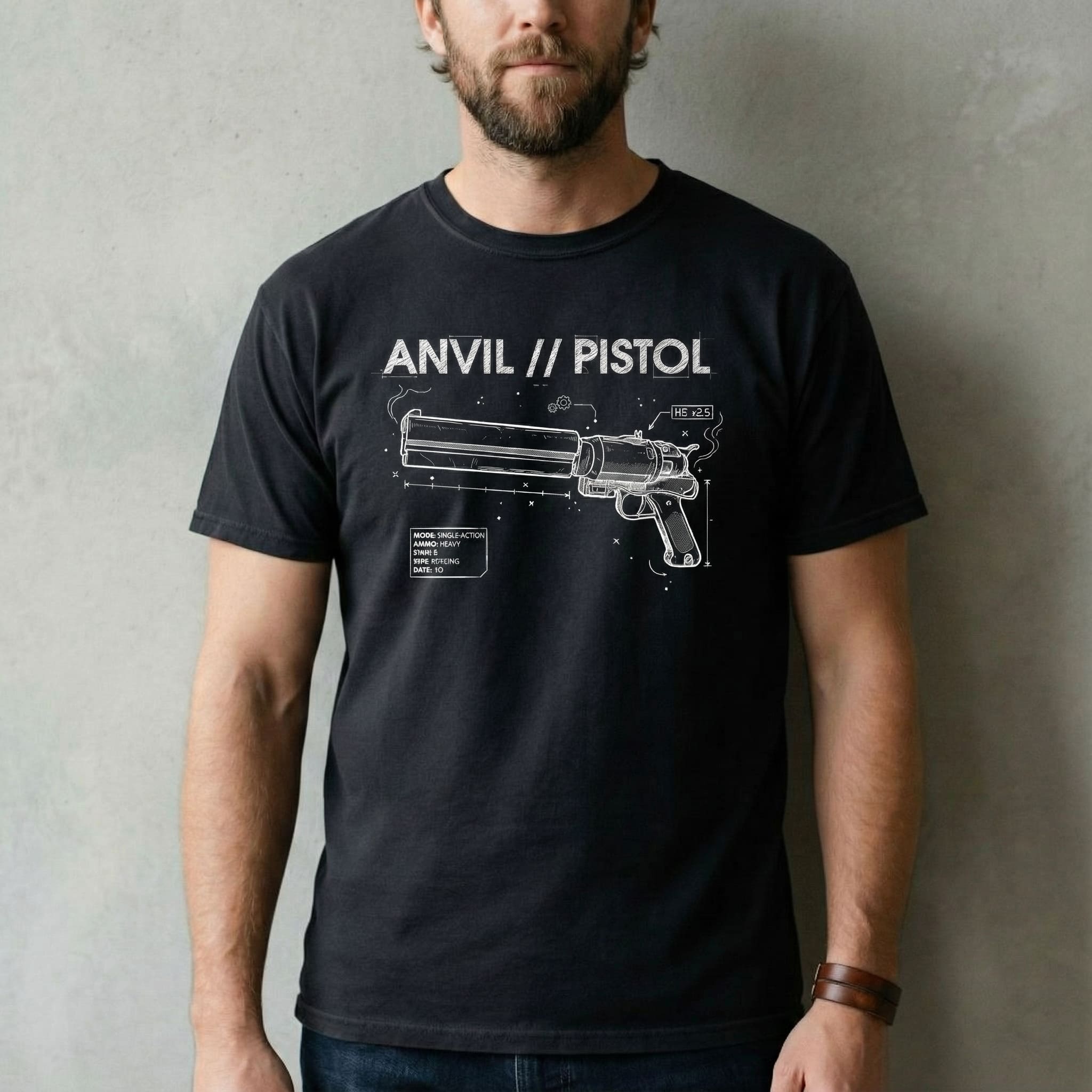 Arc Raiders t-shirt Anvil Blueprint design