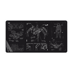 Arc Raiders mousepad BLUEPRINT Desk Mat: Operation ARC design